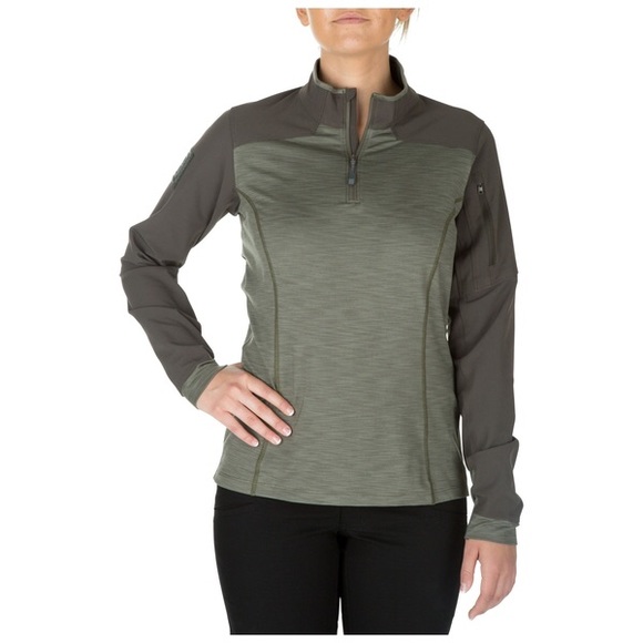 5.11 Tactical Women’s Rapid half-zip Sage - Picture 1 of 14